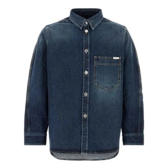 Givenchy Heren, Overhemden, Blauw, Maat: M Denim