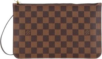 Louis Vuitton Pre-owned Clutches, female, Brown, Size: ONE SIZE Pre-owned Canvas Clutch