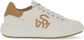 Stuart Weitzman Schoenen, Dames, Wit, 36 EU, Leer, SW Pro Sneaker
