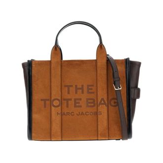 Marc Jacobs Tote Bags, female, Brown, Size: ONE SIZE The Medium Tote Suede