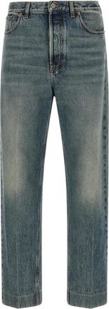 Valentino Garavani Straight Jeans - Heren - Regular Fit Jeans - Blauw - W32 - Katoen - Jeans