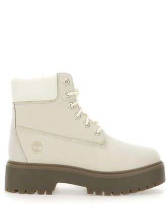 Timberland leather boots - White