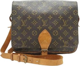Louis Vuitton Borsa a tracolla Pre-owned Monogram Cartouchiere GM - - Pre-owned - Donna - Marrone - ONE SIZE