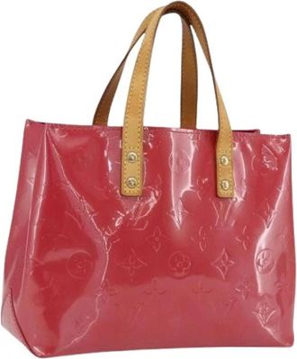 Louis Vuitton Pre-owned Handbags, female, Red, Size: ONE SIZE Pre-owned Vintage Patent Leather Hand Bag
