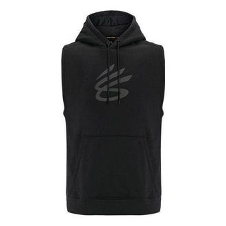Under Armour Curry Fleece Sleeveless Hoodie Black 1374301-001
