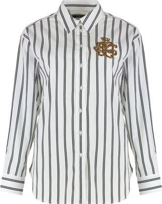 Ralph Lauren Shirt In Cotton With Stripes