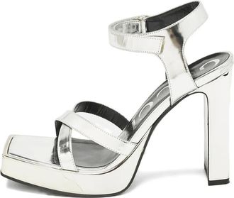 Gucci Sandali con plateau 110mm - Argento