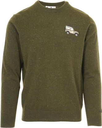 MC2 Saint Barth Trui met ronde hals - Heren - Ronde hals truien - Groen - L - Truien & Vesten