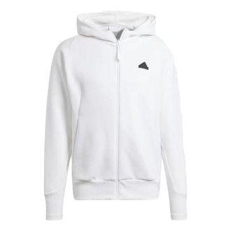 adidas Z.N.E. Premium Full-Zip Hooded Track Top White IN5092