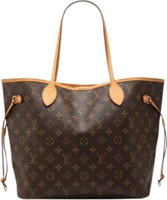 Louis Vuitton Pre-owned Neverfull MM - Dames - Vintage Shopper - Bruin - ONE Size - Leer - Vintage