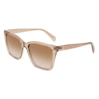 Liu Jo Sunglasses, female, Beige, Size: 56 MM Lj818S Sunglasses
