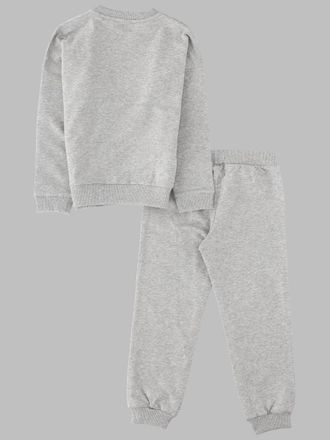 Moschino Cotton-Elastane Sweatshirt and Pants Set - Gray
