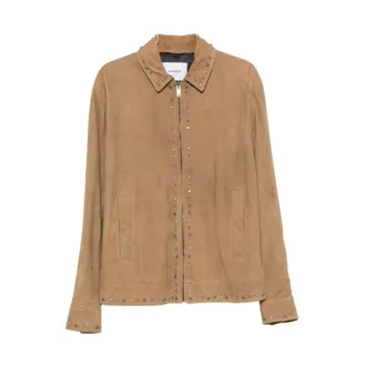 Dondup Heren, Jassen, Bruin, Maat: XL Leer