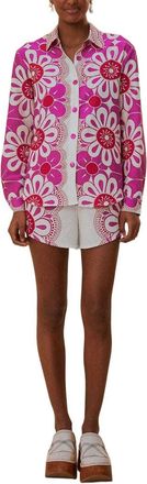 Farm Rio Farm Rio Linen-Blend Maia Short