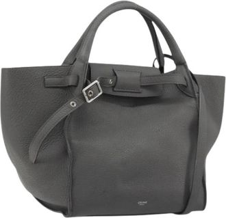 Celine Pre-owned Vintage Hand Bag - Dames - Vintage Handtas - Grijs - ONE Size - Leer - Vintage