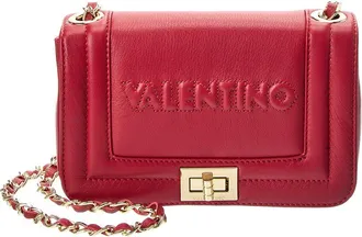 Mario Valentino Beatriz Embossed Leather Shoulder Bag