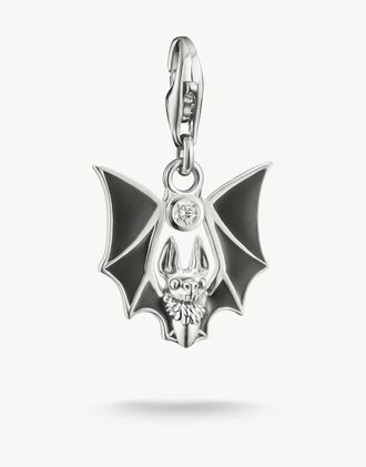 Thomas Sabo Charm pendente tonalit&agrave; argento, nero e bianco
