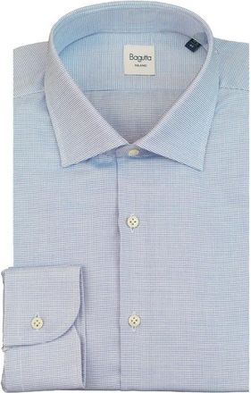 Bagutta Heren, Overhemden, Blauw, Maat: L Katoen