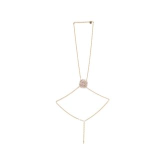 Silvia Gnecchi Accessoires, Dames, Grijs, ONE Size, Camelia Choker