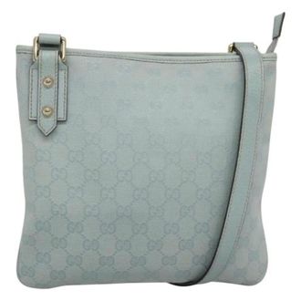 Gucci Pre-owned Canvas gucci-bags - Dames - Pre-owned - Blauw - Maat: ONE Size