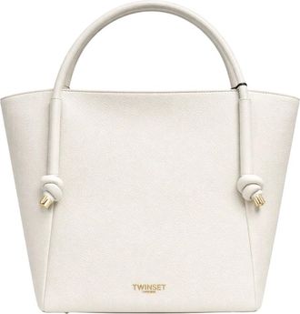 Twinset Handbags, female, White, Size: ONE SIZE Tote Bag