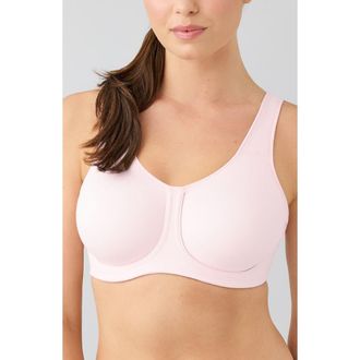 Wacoal Simone Seamless Underwire Sports Bra in Cradle Pink at Nordstrom, Size 42Ddd