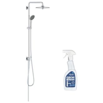 GROHE Columna De Ducha Grohe Con Desviador Manual Vitalio Joy 260 Chrome + Limpiador Grohe Clean