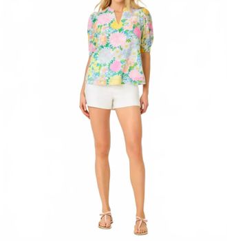 Lilly Pulitzer Brinelle Top In Multi Lilly Garden