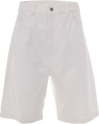 Carhartt Work in Progress White Cotton Shorts