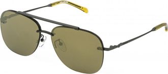 Zadig&Voltaire Mens SZV277-60568G SZV277 60 60568G Sunglasses - Black - One Size