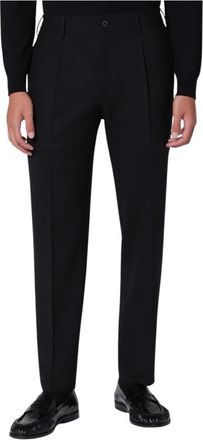 Santaniello Irno Broek - Heren - Nette broeken - Zwart - 3XL - Wol - Broeken