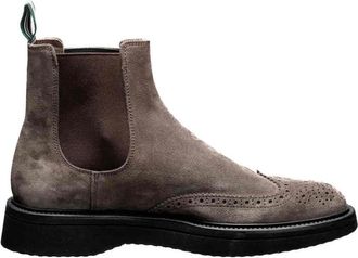 Green George Gepolijste Beatles Stijl Model - Dames - Chelseaboots - Bruin - 39 1/2 EU - Schoenen