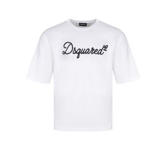 Dsquared2 White Cotton T-Shirt
