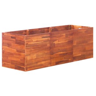 vidaXL Arriate De Madera De Acacia 150x50x50 Cm Vidaxl
