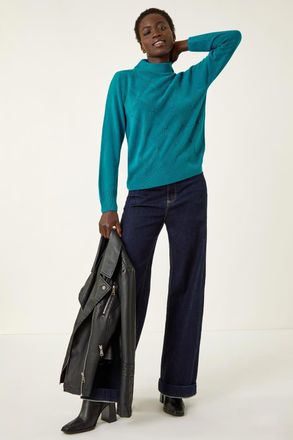 Roman Cable Knit Pearl Jumper