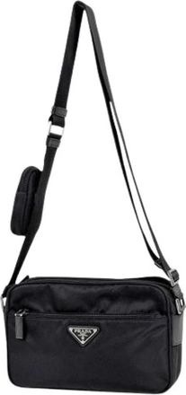 Prada Pre-owned Vintage Schoudertas - Dames - Vintage Schoudertas - Zwart - ONE Size - Nylon - Vintage