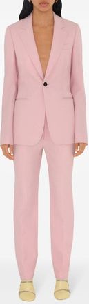 Burberry Womens Pink Wool Blazer - Size EU 34 (Womens)