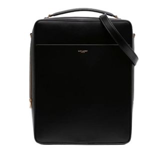 Saint Laurent Pre-owned Vintage Satchel - Dames - Pre-owned - Zwart - Maat: ONE Size Leer