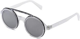 Italia Independent II 0007 012.GRN Mens Sunglasses Grey Size 46