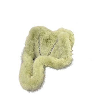 Generic Autumn and winter furry love shoulder bag womens hand-to-hand fashion versatile crossbody bag