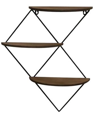 Sagebrook Home 21In 3-Tier Diamond Wall Shelf