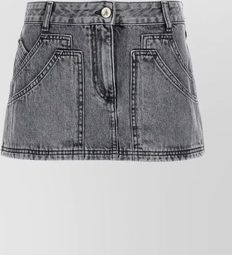 The Attico mini skirt multiple pockets