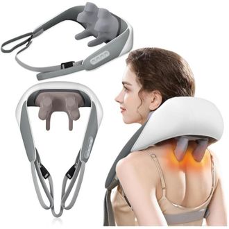 Trade Shop Trade Shop - Massager De Cuello Trasero Carnes De Hombro Piernas De Calor Recargables De Calor 5d
