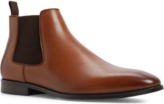 Aldo Sosa Leather Chelsea Boot in Cognac at Nordstrom, Size 10.5