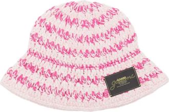 Ganni Cappello bucket alluncinetto - Rosa