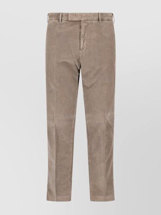 Pantaloni Torino corduroy straight trousers pockets
