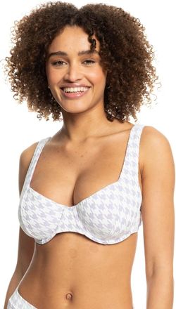 Roxy B&uuml;gel-Bikini-Top ROXY Check It, Damen, Gr. S, Cup B, lila, Obermaterial: 75% Microfaser, 16% Nylon, 9% Elasthan;, Bikini-Oberteile B&uuml;gel-Bikini-Top