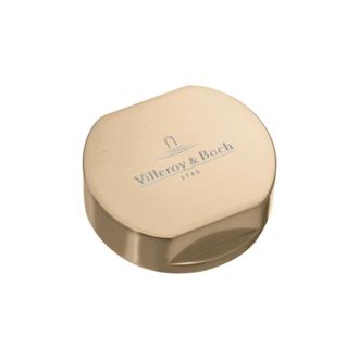Villeroy & Boch Villeroy&boch - Pulsador Para Mecanismo De 1 Cubeta En Acero Inoxydable Acabado Oro Mate