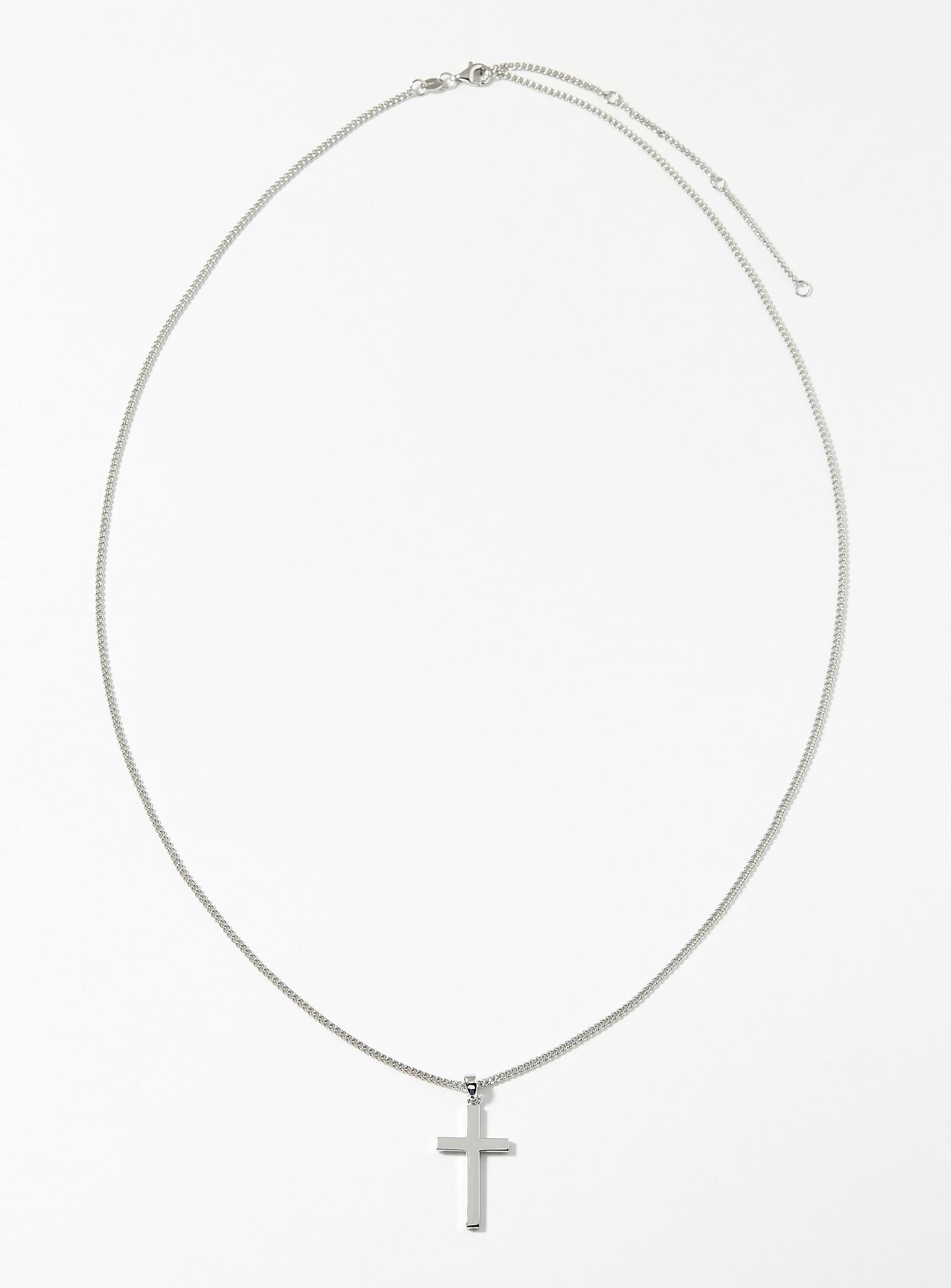★ALYX★ Chain Buckle Necklace Silver AAUJW0211OT01GRY0002 1017 ALYX 9SM: 2x Chain Buckle Necklace | SSENSE