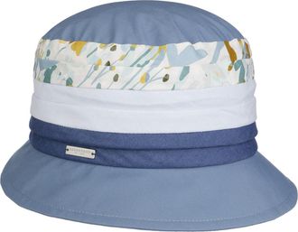 Seeberger Summer Patchwork Cloth Hat Garden (One Size - Blue)